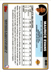 Maurice Evans - Topps Base Set 2006-07, Nr. 60