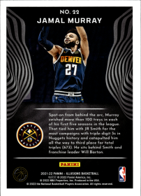 Jamal Murray - Panini Illusions Base Set 2021-22, Nr. 22