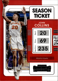 John Collins - Panini Contenders Season Ticket 2021-22, Nr. 14