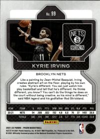Kyrie Irving - Panini Prizm Base Set 2021-22, Nr. 99