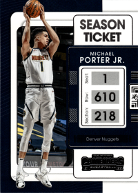 Michael Porter Jr. - Panini Contenders Season Ticket 2021-22, Nr. 48