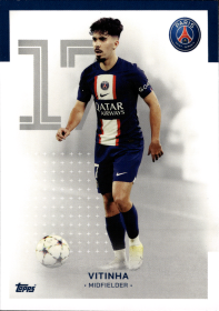 Vitinha - Topps Paris Saint-Germain Official Team Set 2023-24, Nr. 12