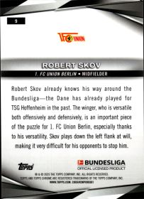 Robert Skov - Topps Chrome Sapphire Bundesliga Base Set 2024-25, Nr. 9