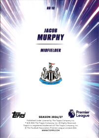 Jacob Murphy - Topps Flagship Premier League Nitro Boost 2026-27, Nr. NB 18 – Insert