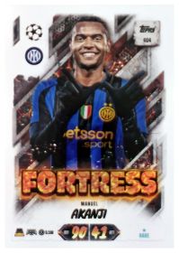 Manuel Akanji - Topps Match Attax UEFA Club Competitions Fortress 2026-27, Nr. 404