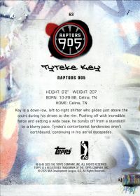 Tyreke Key - Topps G League Base Set 2024-25, Nr. 63