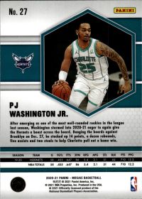 PJ Washington Jr. - Panini Mosaic Base Set 2020-21, Nr. 27