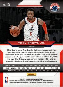 Troy Brown Jr. - Panini Prizm Base Set 2020-21, Nr. 127