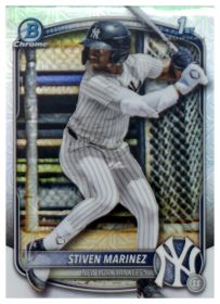 Stiven Marinez - Topps Bowman Chrome Prospects 2025, Nr. BCP-189 – Mojo Refractor