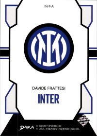 Davide Frattesi - DAKA Inter Top Audience Base Set 2025-26, Nr. IN-7-A