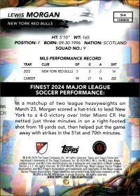 Lewis Morgan - Topps Finest MLS Base Set 2024, Nr. 94