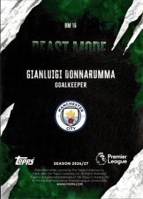 Gianluigi Donnarumma - Topps Flagship Premier League Beast Mode 2026-27, Nr. BM 16 – Insert