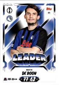Marten de Roon - Topps Match Attax UEFA Club Competitions Leader 2026-27, Nr. 411