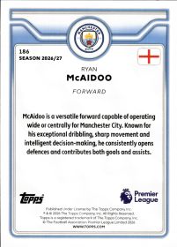 Ryan McAidoo - Topps Flagship Premier League Base Set 2026-27, Nr. 186 – Rookie Card