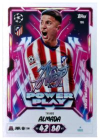 Thiago Almada - Topps Match Attax UEFA Club Competitions Power Play Signature Style 2026-27, Nr. 186