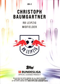 Christoph Baumgartner - Topps Chrome Bundesliga Ultrabeam 2025-26, Nr. UB-2 – Insert