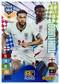 Reece James / Bukayo Saka - Panini Adrenalyn XL FIFA 365 Twin Turbo 2026-27, Nr. 310 – Insert