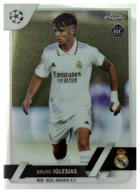 Bruno Iglesias - Topps Chrome UEFA Club Competitions Base Set 2022-23, Nr. 114 – Rookie Card