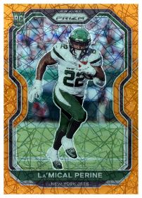 La'Mical Perine - Panini Prizm Base Set 2020, Nr. 357 – Rookie Card, Orange Ice