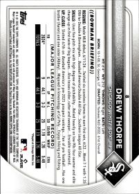 Drew Thorpe - Topps Bowman Base Set 2025, Nr. 8 – Rookie Card