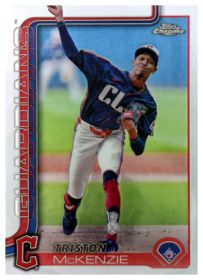 Triston McKenzie - Topps Chrome Base Set 2025, Nr. 21