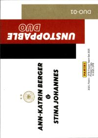 Ann-Katrin Berger & Stina Johannes - Panini DFB-Frauen Team-Set Unstoppable Duo 2025, Nr. DUO-01 – Insert