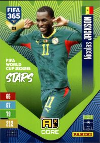 Nicolas Jackson - Panini Adrenalyn XL FIFA 365 FIFA World Cup 2026 Stars 2026-27, Nr. 237