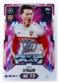 Angelo Stiller - Topps Match Attax UEFA Club Competitions Power Play Signature Style 2026-27, Nr. 276