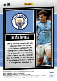Julián Álvarez - Panini Score FIFA Base Set 2022-23, Nr. 179