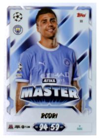 Rodri - Topps Match Attax UEFA Club Competitions Attax Master 2026-27, Nr. 33