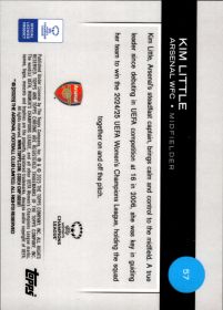 Kim Little - Topps Chrome UEFA Women's Champions League Base Set 2024-25, Nr. 57 – RayWave Refractor