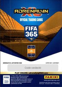 Denis Zakaria - Panini Adrenalyn XL FIFA 365 Fan Favourites 2026-27, Nr. 377 – Blue, Insert