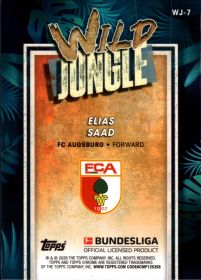 Elias Saad - Topps Chrome Bundesliga Wild Jungle 2025-26, Nr. WJ-7 – Insert