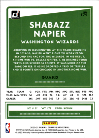 Shabazz Napier - Panini Donruss Base Set 2020-21, Nr. 179