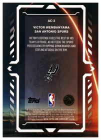 Victor Wembanyama - Topps Chrome Update Activators 2025-26, Nr. AC-3 – Insert