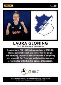Laura Gloning - Panini Frauen-Bundesliga TC Collection Breakthrough 2025-26, Nr. 15 – Insert