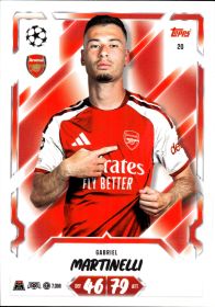 Gabriel Martinelli - Topps Match Attax UEFA Club Competitions Base Set 2026-27, Nr. 20