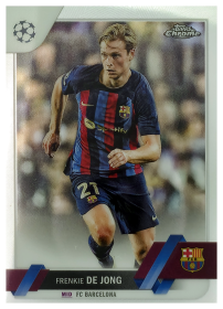 Frenkie de Jong - Topps Chrome UEFA Club Competitions Base Set 2022-23, Nr. 30
