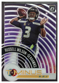 Russell Wilson - Panini Donruss Optic T-Minus 3...2...1 2020, Nr. TM-7 – Insert