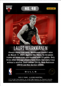 Lauri Markkanen - Panini Illusions Base Set 2020-21, Nr. 48