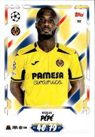 Nicolas Pépé - Topps Match Attax UEFA Club Competitions Base Set 2026-27, Nr. 162
