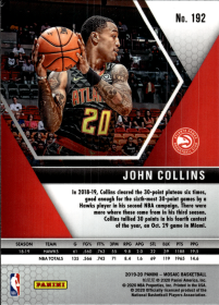 John Collins - Panini Mosaic Base Set 2019-20, Nr. 192