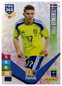 Viktor Gyökeres - Panini Adrenalyn XL FIFA 365 Fan Favourites 2026-27, Nr. 450 – Insert