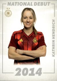 Kathrin Hendrich - Panini DFB-Frauen Team-Set National Debut 2025, Nr. DEB-12 – Insert