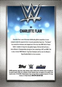 Charlotte Flair - Topps Chrome WWE Base Set 2026, Nr. 89