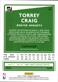 Torrey Craig - Panini Donruss Base Set 2020-21, Nr. 68