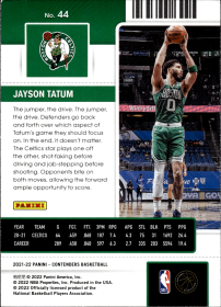Jayson Tatum - Panini Contenders Season Ticket 2021-22, Nr. 44