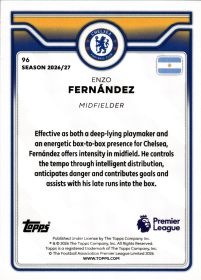 Enzo Fernández - Topps Flagship Premier League Base Set 2026-27, Nr. 96