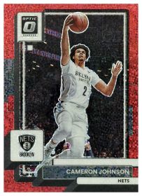 Cameron Johnson - Panini Donruss Optic Base Set 2022-23, Nr. 131 – Red Sparkle