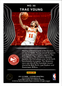 Trae Young - Panini Illusions Base Set 2021-22, Nr. 52